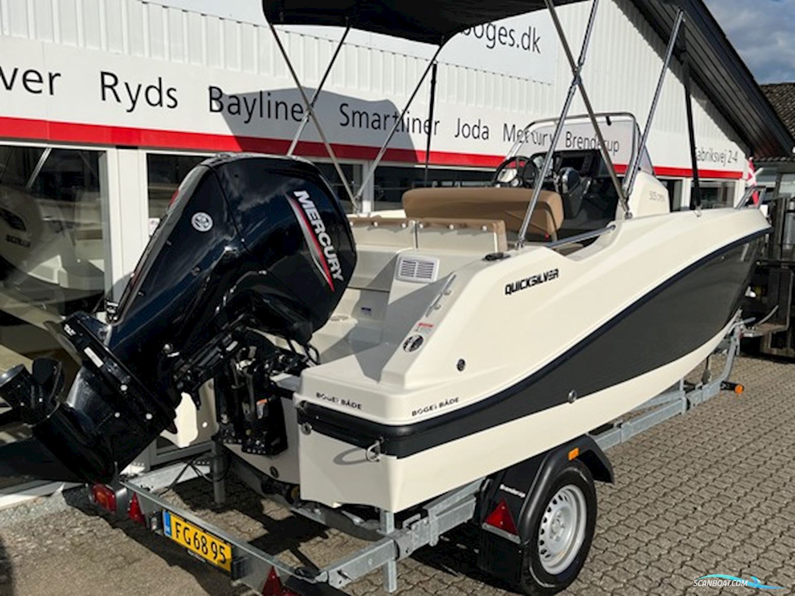Quicksilver Activ 505 Open Med F100 hk Mercury-Efi 4 Takt CT - Reseveret MB Til 7/2.