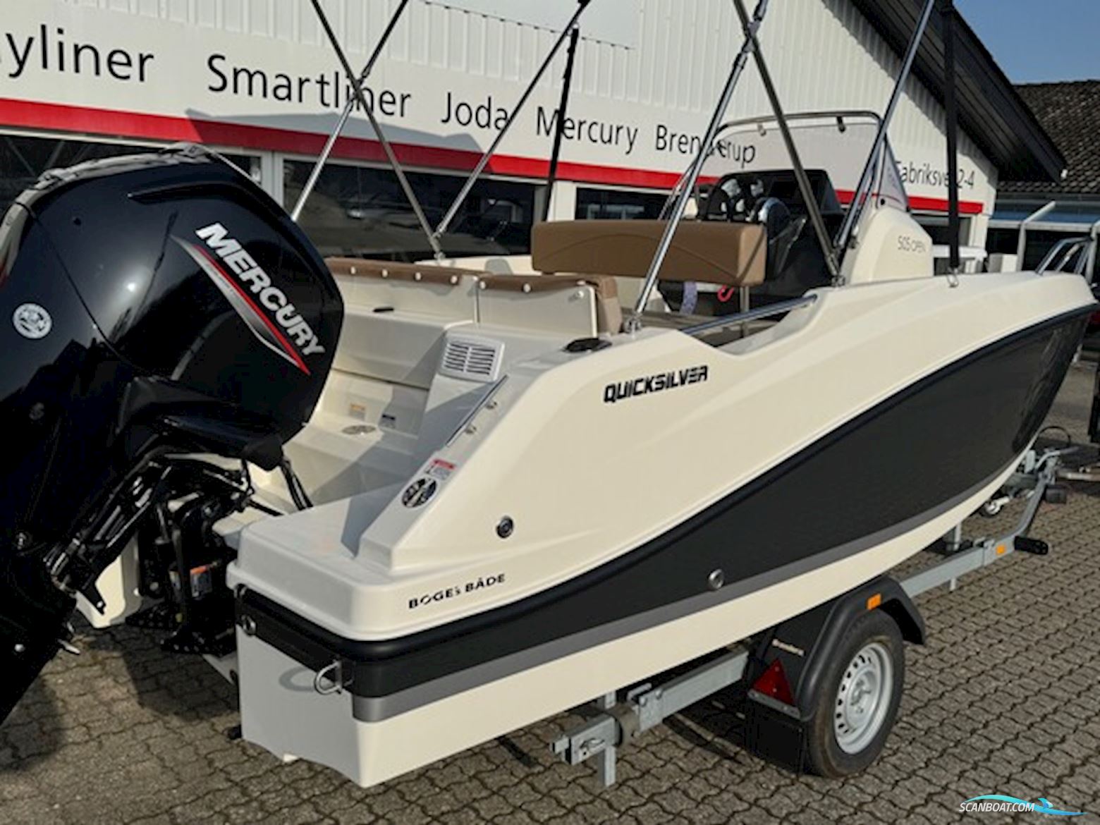 Quicksilver Activ 505 Open Med F80 Mercury-Efi 4 Takt 2,1L - Inkl. Udstyr - Solgt