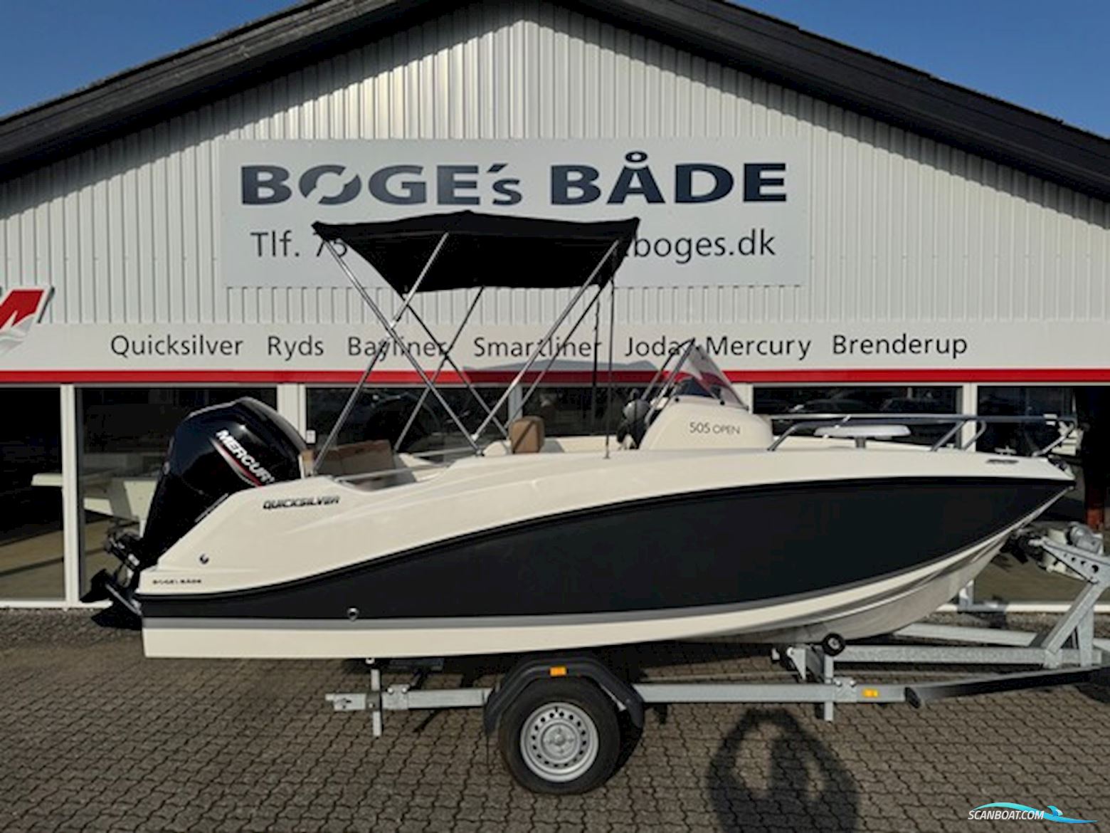 Quicksilver Activ 505 Open Med F80 Mercury-Efi 4 Takt 2,1L - Inkl. Udstyr Motorboat 2025, Denmark