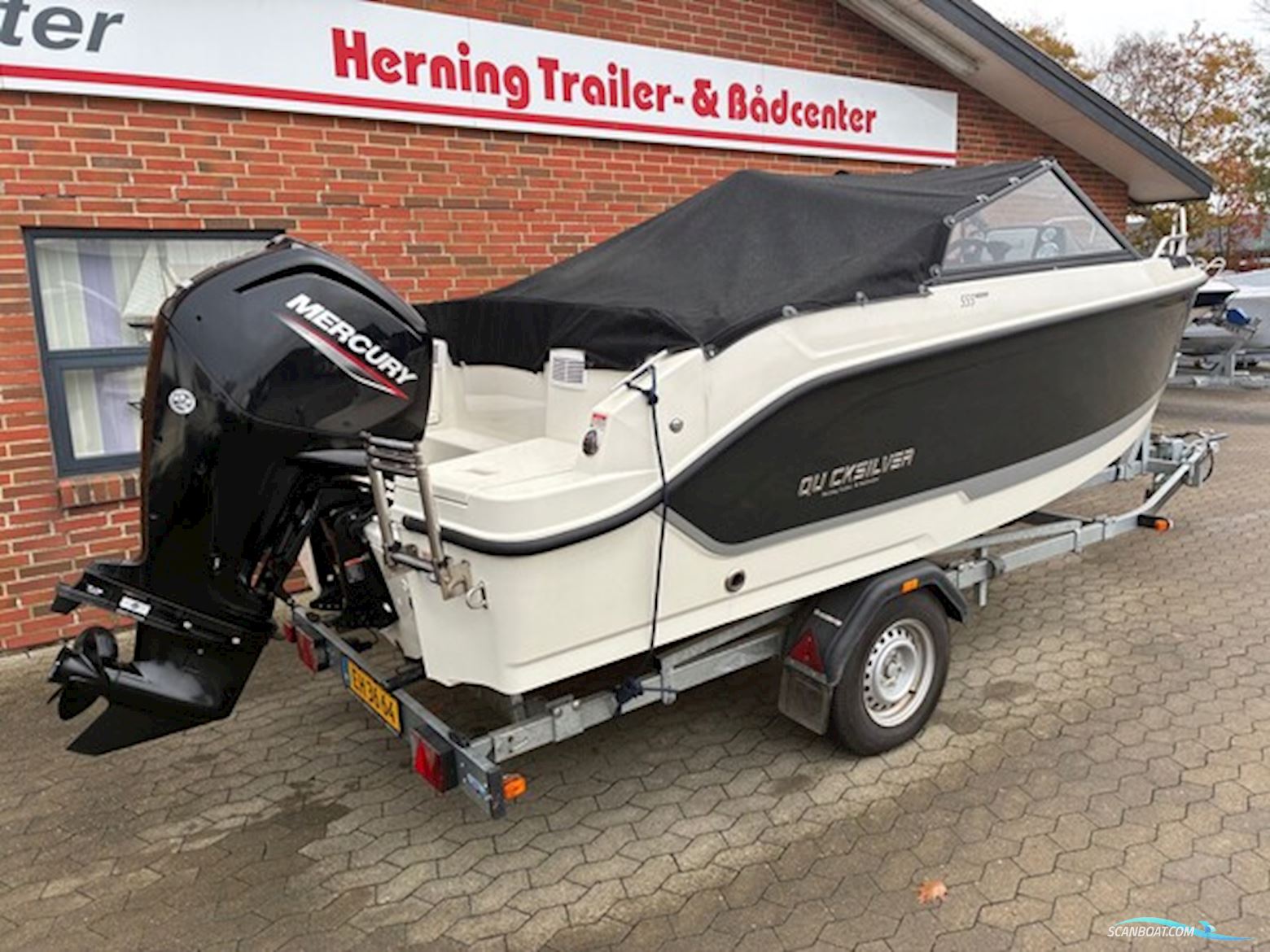 Quicksilver Activ 555 BR m/Mercury F115 hk EFI og Brenderup trailer