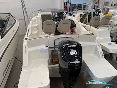 Quicksilver Activ 555 Cabin Motorboat 2026, with Mercury 80 hk 4-Takt engine, Denmark