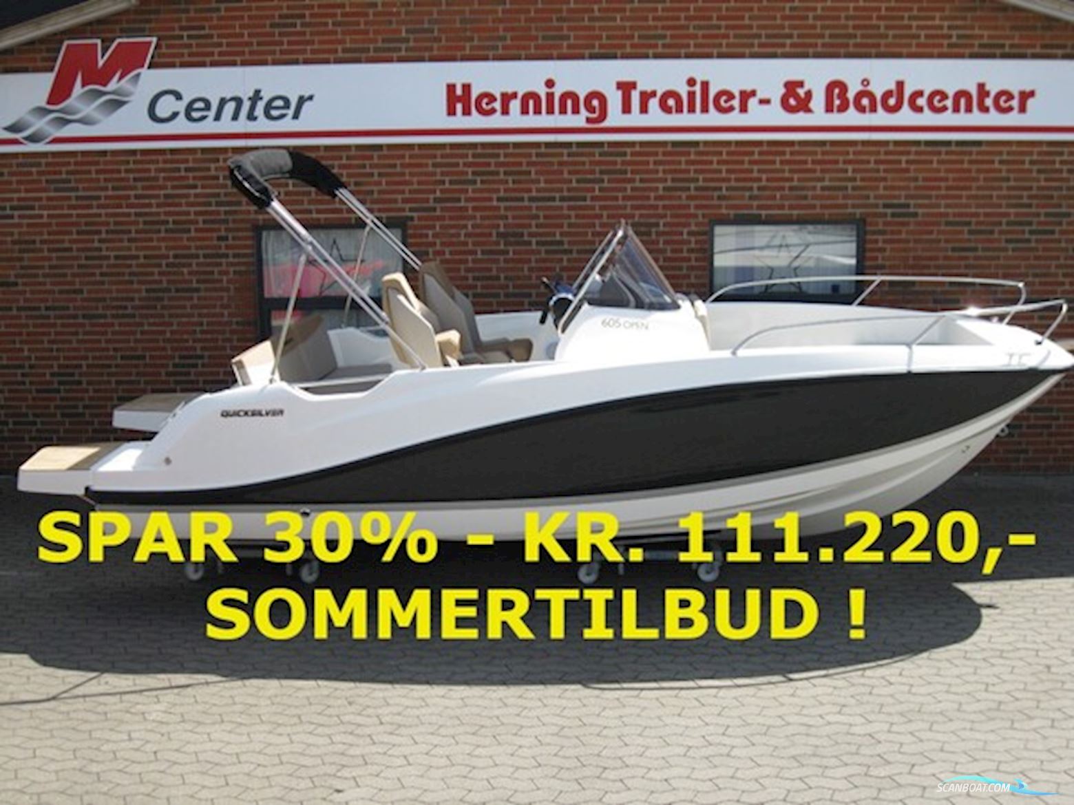 Quicksilver Activ 605 Open m/Mercury F150 hk 4-Takt - Sommer ! Motorboat 2025, Denmark