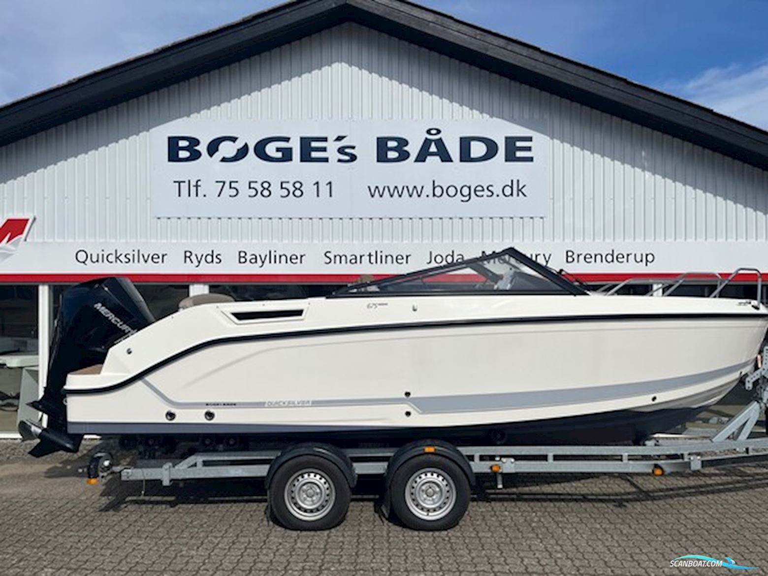 Quicksilver Activ 675 Bowrider Med F225 Mercury-Efi V6 3,4L DS XL - Anvisningssalg Motorboat 2019, with Mercury engine, Denmark