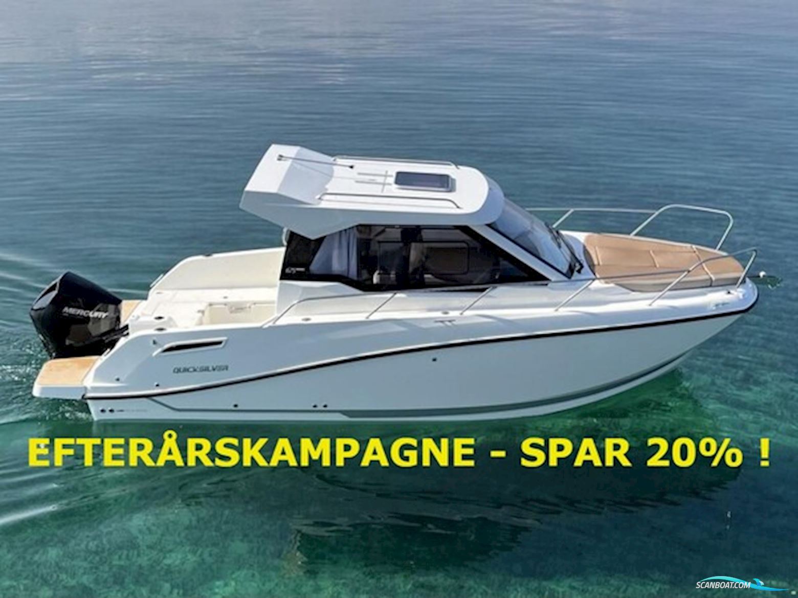 Quicksilver Activ 705 Weekend m/Mercury F150 hk Racing XL DS V6, hvid - EFTERÅRSKAMPAGNE ! Motorboat 2025, Denmark
