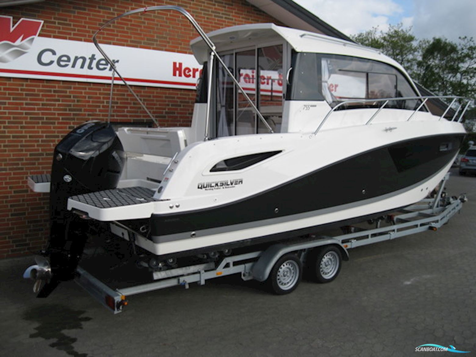 Quicksilver Activ 755 Weekender m/Mercury F250 hk DTS V8 - NU NEDSAT KR. 80.000,- - som ny kun sejlet 5 timer ! Motorboat 2022, with Mercury engine, Denmark