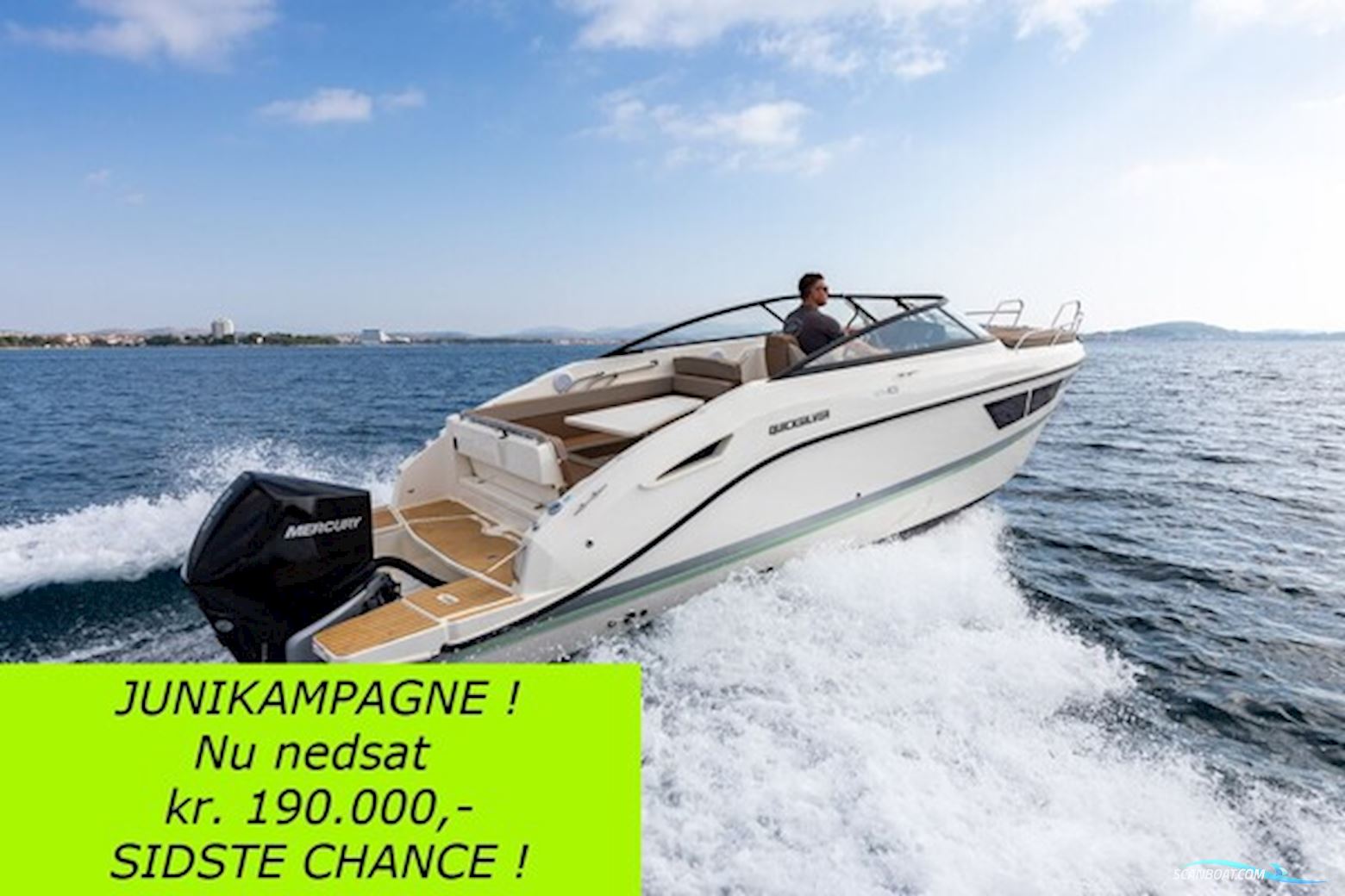 Quicksilver Activ 805 Cruiser (2026) m/Mercury F400 hk V10 Verado - Kæmpe Juni Aflutnings ! Motorboat 2024, Denmark