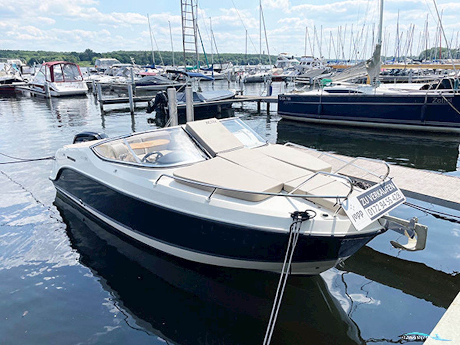 Quicksilver Active 595 Cruiser Motorboat 2015, with Mercury F100 Exlpt engine, Germany