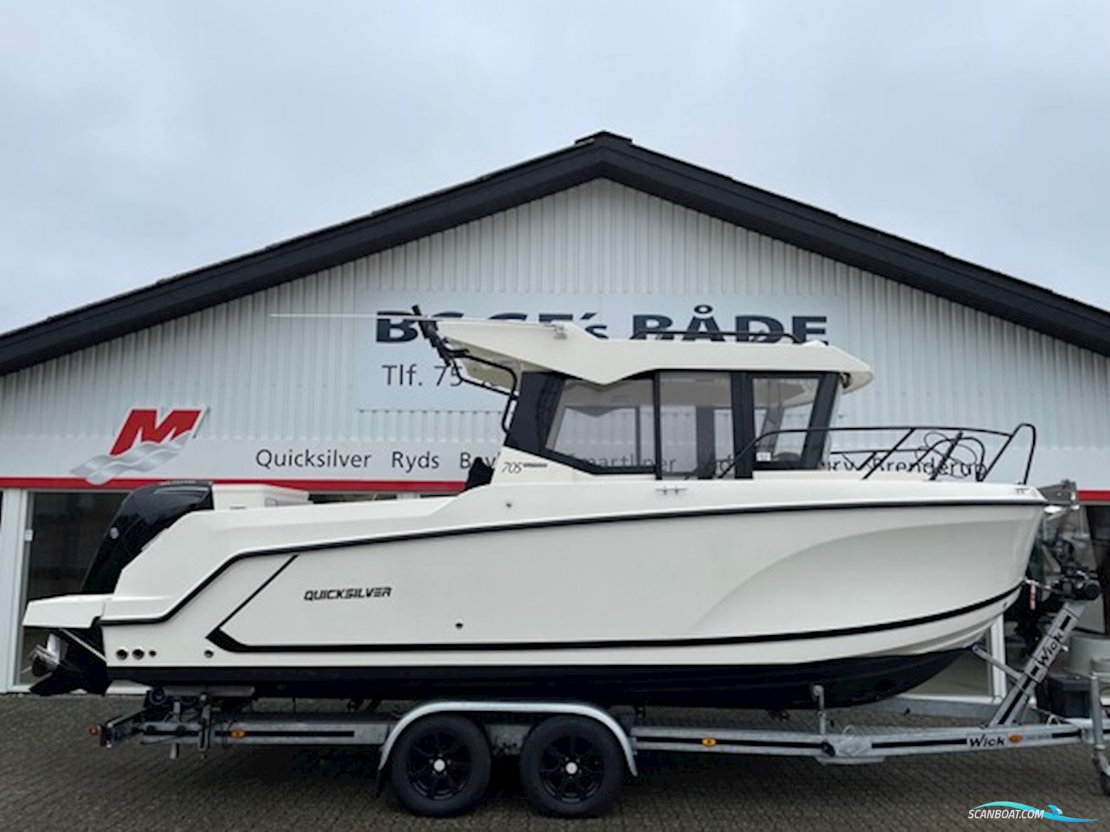 Quicksilver Captur 705 Pilothouse Med 225 hk Mercury-Efi DS 3,4L V6 XL - Alt i Udstyr. Motorboat 2022, with Mercury engine, Denmark