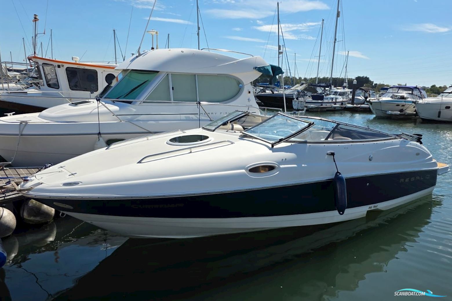 Regal 2450 Cuddy Motorboat 2005, with Mercruiser engine, United Kingdom
