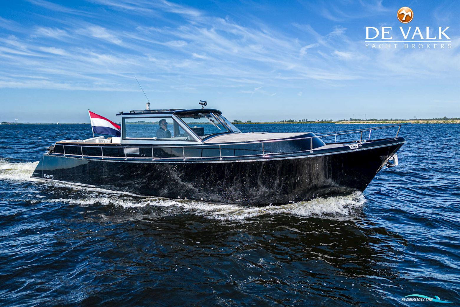 Riffler Bouvrie Motorboat 2002, with Yanmar engine, The Netherlands