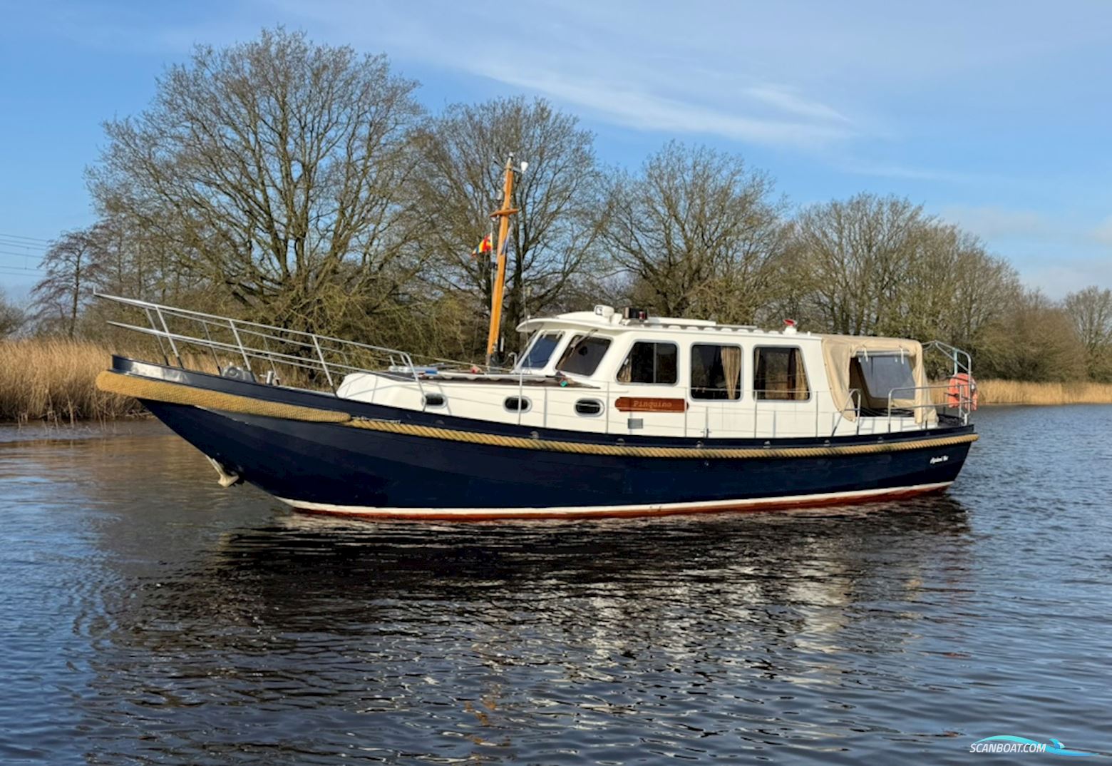 Rijnlandvlet 1120 Motorboat 1979, with Doosan engine, The Netherlands