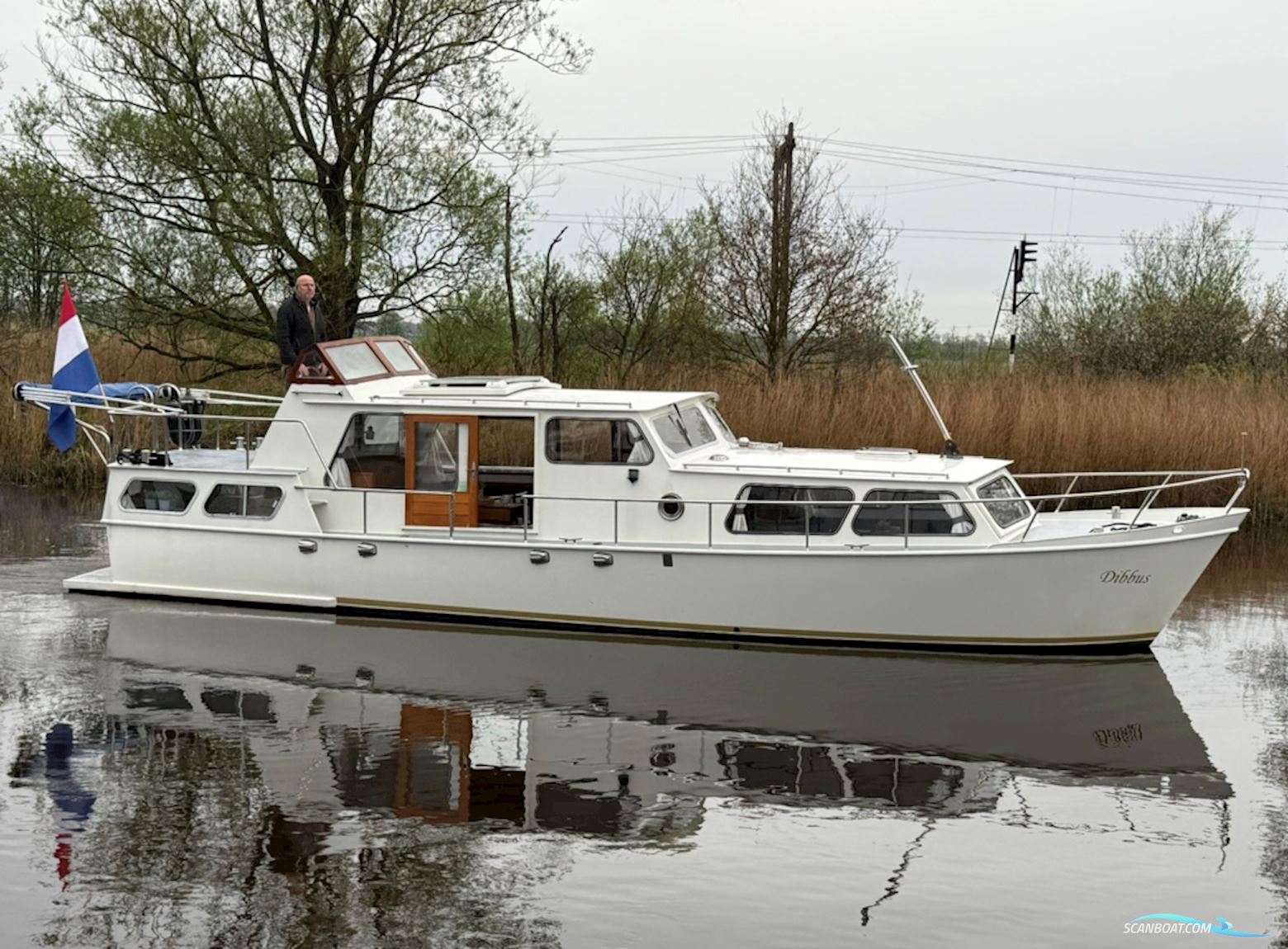 Rijo Kruiser 1160 Motorboat 1980, with Mercedes engine, The Netherlands