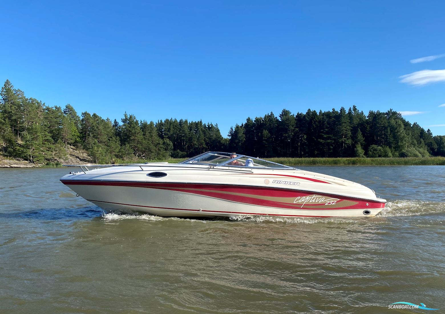 Rinker 232 Captiva Motorboat 1997, with Rinker 232 Captiva engine, Sweden