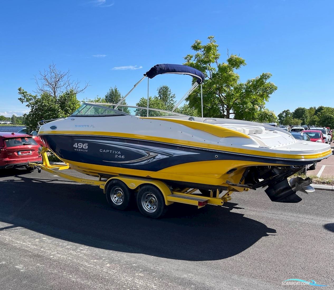Rinker 246 Captiva Motorboat 2009, with Mercruiser 496 Mag / Bravo Iii engine, Sweden