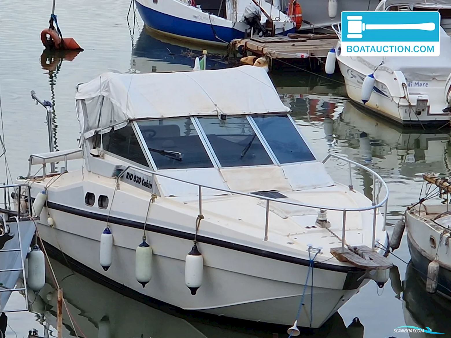 Rio 830 Cabin Motorboat 1989, with Volvo Penta engine, Italy