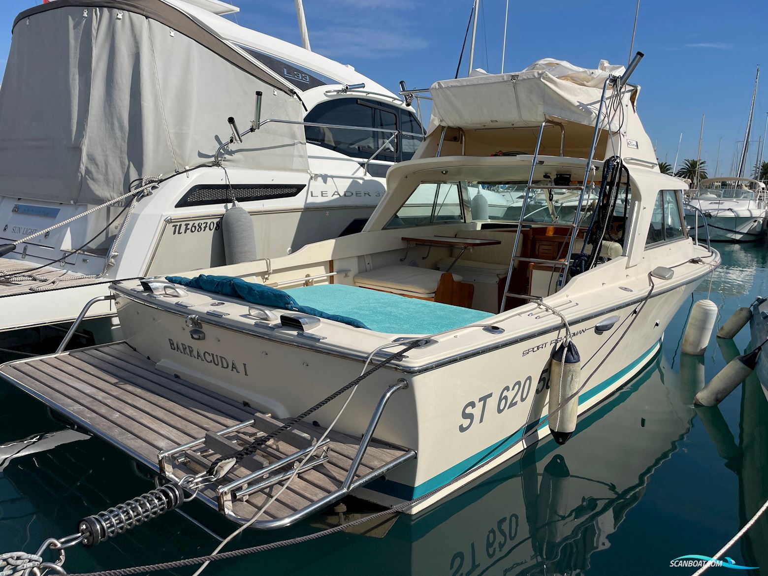 Riva Betram Sport Fish 25 Motorboat 1976, with GM engine, France