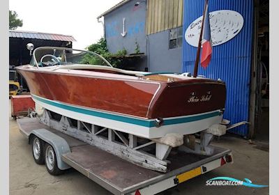 Riva Super Florida Motorboat 1959, with Chris Craft V8 Base GM engine, Portugal