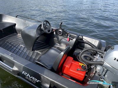 River 350 XR Black Edition Motorboat 2025, with Honda engine, The Netherlands