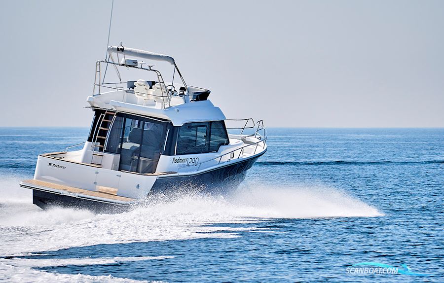 Rodman 1290 Evolution Flybridge Motorboat 2024, with Volvo D6-440 Evc engine, Denmark