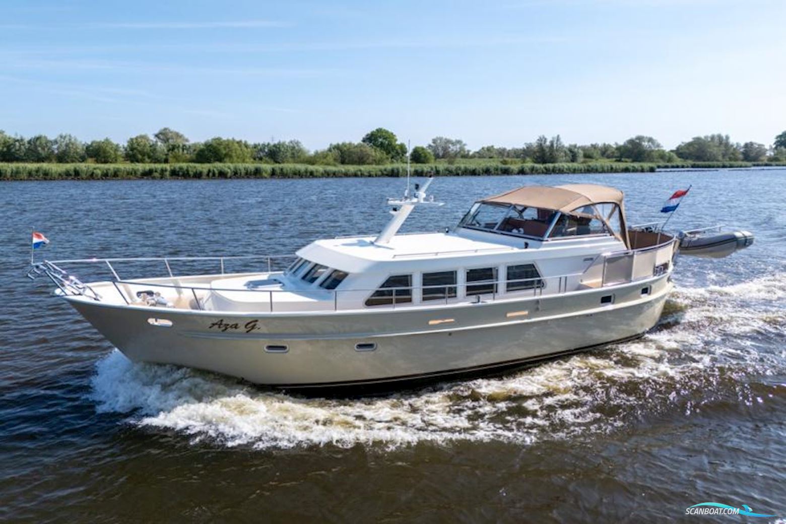 Rondspant Azza Kotter 13.20 Motorboat 2012, with Vetus Deutz 159 pk. engine, The Netherlands