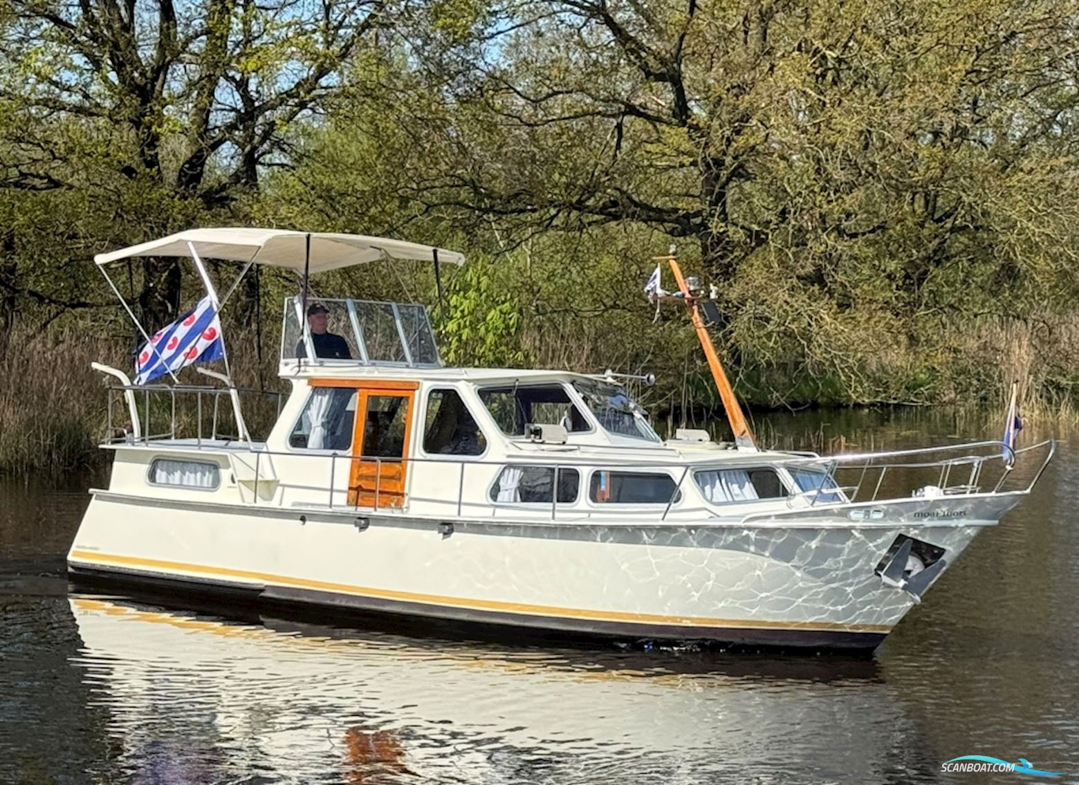 Roorda Kruiser Gsak Motorboat 1980, with Samofa engine, The Netherlands