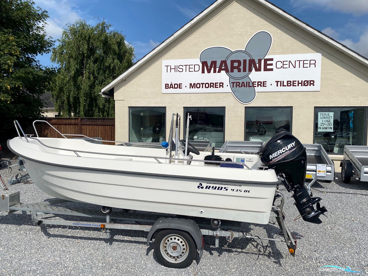 Ryds 435 DL Med F30 Elpt og Udstyr Motorboat 2007, with Mercury engine, Denmark