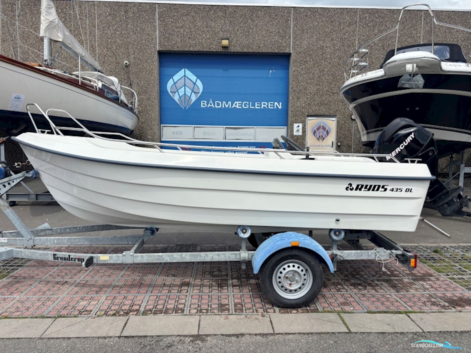 Ryds 435 DL Styrepultsbåd Motorboat 2007, with Mercury engine, Denmark