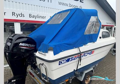 Ryds 435 FC - Seabird 43 Med ny 40 hk Mercury-Efi 4 Takt og 750 kg Trailer Motorboat 1994, with Mercury engine, Denmark
