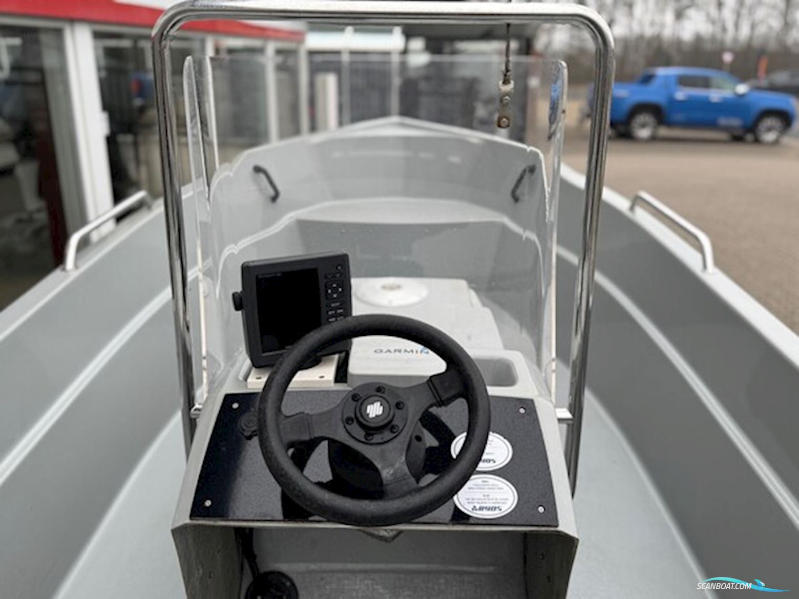 Ryds 438 BF Big Fish Med F20 Mercury Elpt 4 Takt og 500 kg Brenderup Bådtrailer