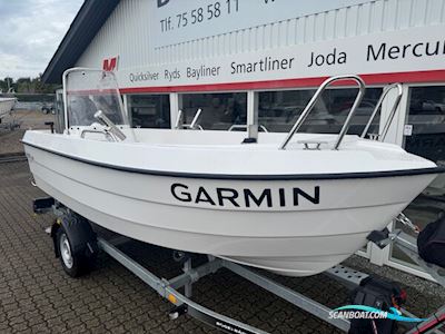 Ryds 486 BF Med 50 hk Mercury-Efi 4 Takt og 750 kg Brenderup Ubx Bådtrailer Motorboat 2023, with Mercury engine, Denmark
