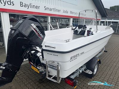 Ryds 486 BF Med 50 hk Mercury-Efi 4 Takt og 750 kg Brenderup Ubx Bådtrailer Motorboat 2023, with Mercury engine, Denmark