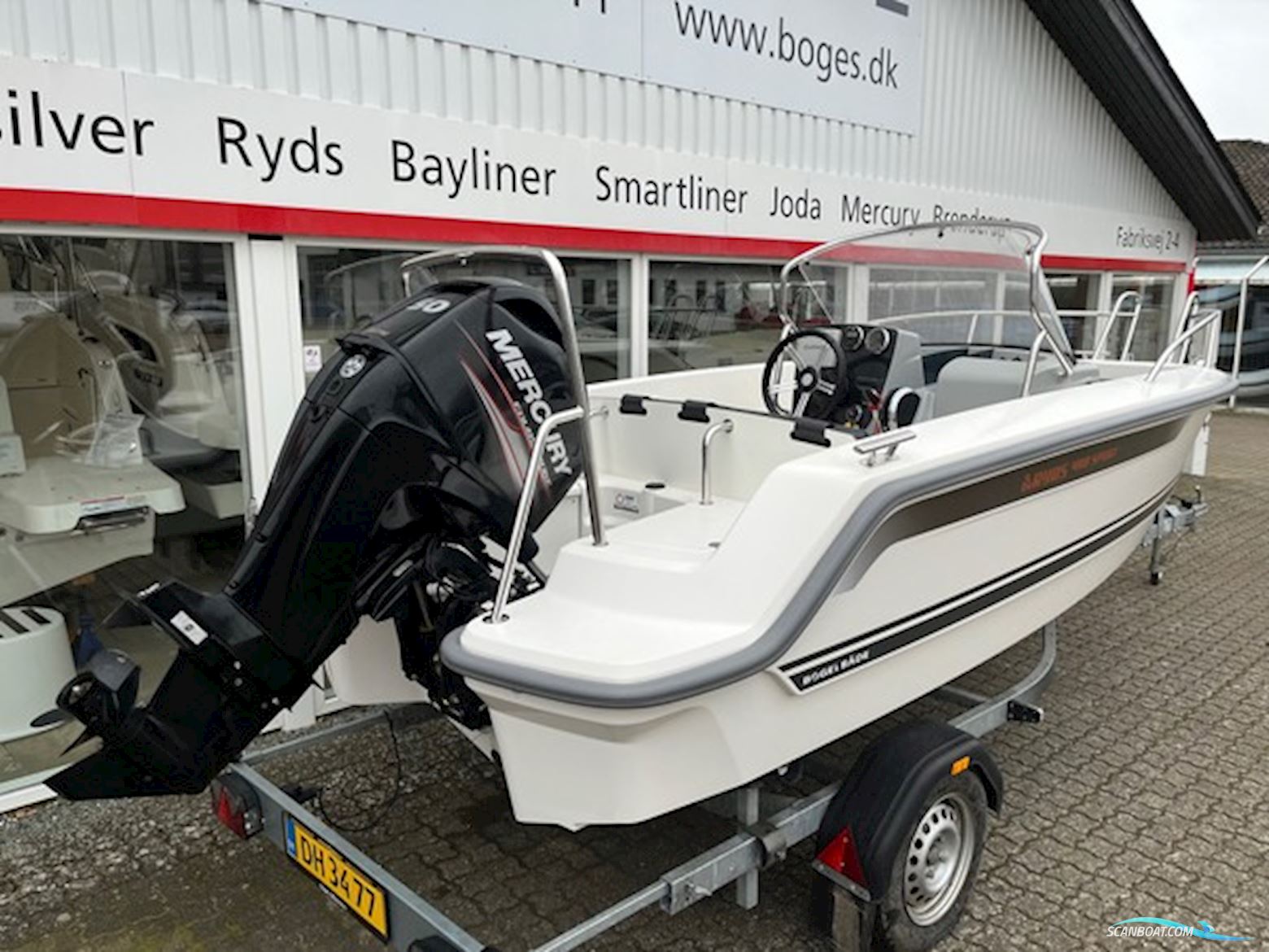 Ryds 488 Sport S-Line Med 50 hk Mercury-Efi 4 Takt og 750 kg Trailer - Anvisningssalg