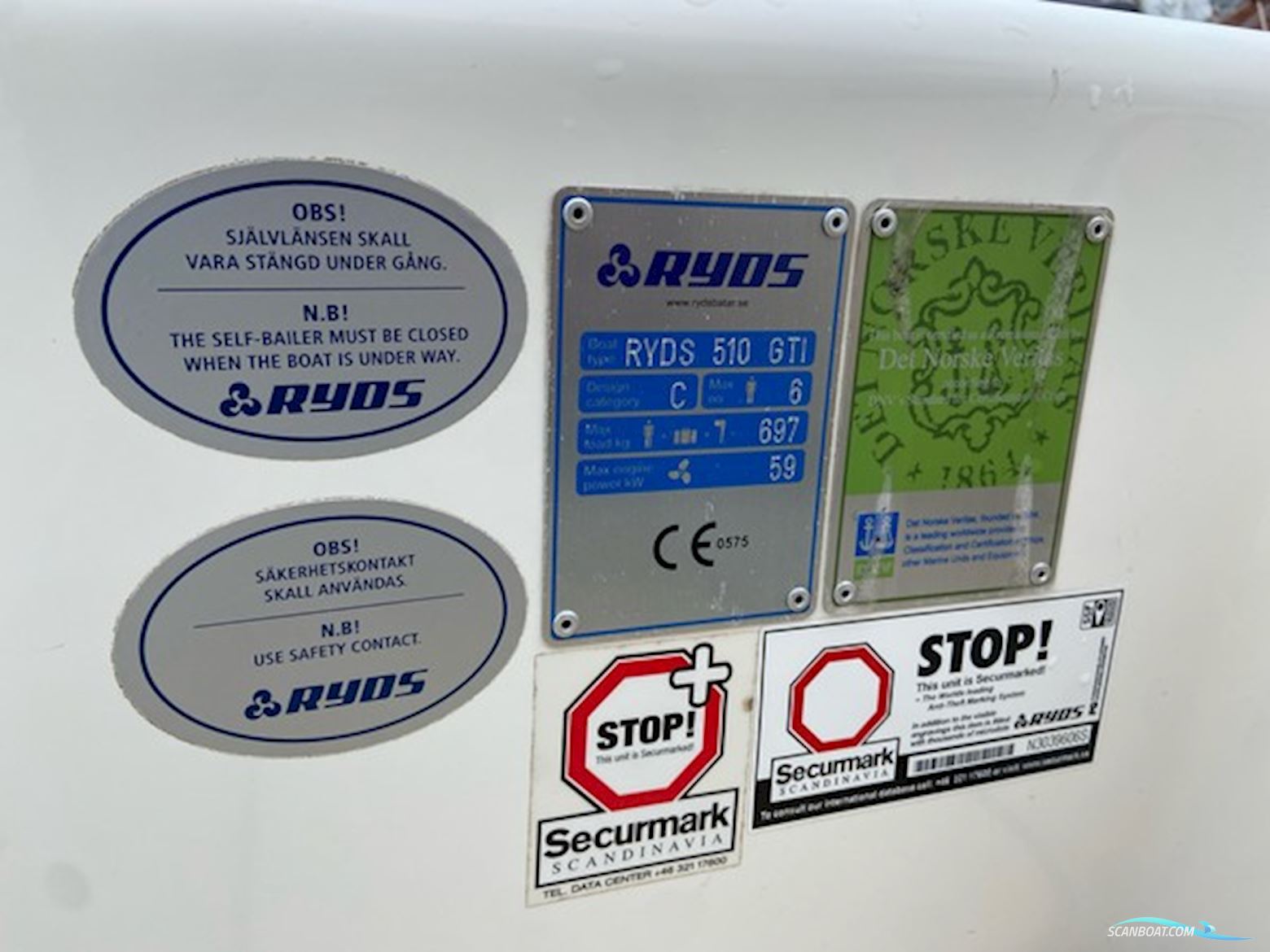 Ryds 510 GTI, Mercury 75 Optimax...SOLGT