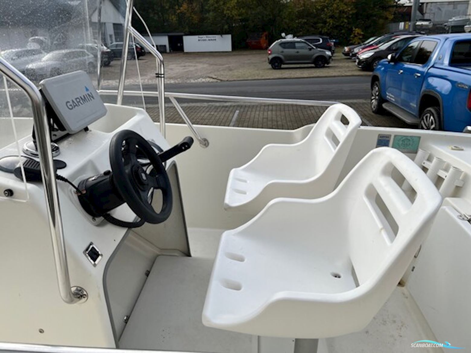 Ryds 535 DL Med 60 hk Mercury-Efi 4 Takt og 1000 kg Galaxy Bådtrailer