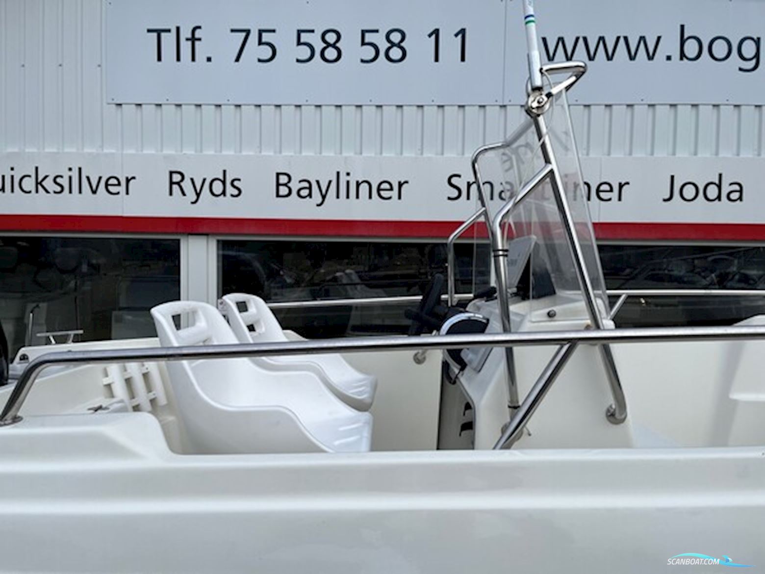 Ryds 535 DL Med 60 hk Mercury-Efi 4 Takt og 1000 kg Galaxy Bådtrailer