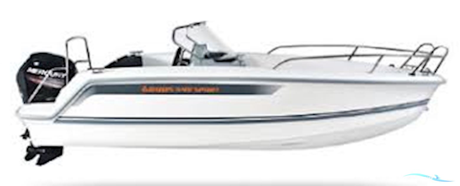 Ryds 548 Sport Med F100 Mercury-Efi 4 Takt 2,1L og 1000 kg Brenderup Bådtrailer Motorboat 2019, with Mercury engine, Denmark