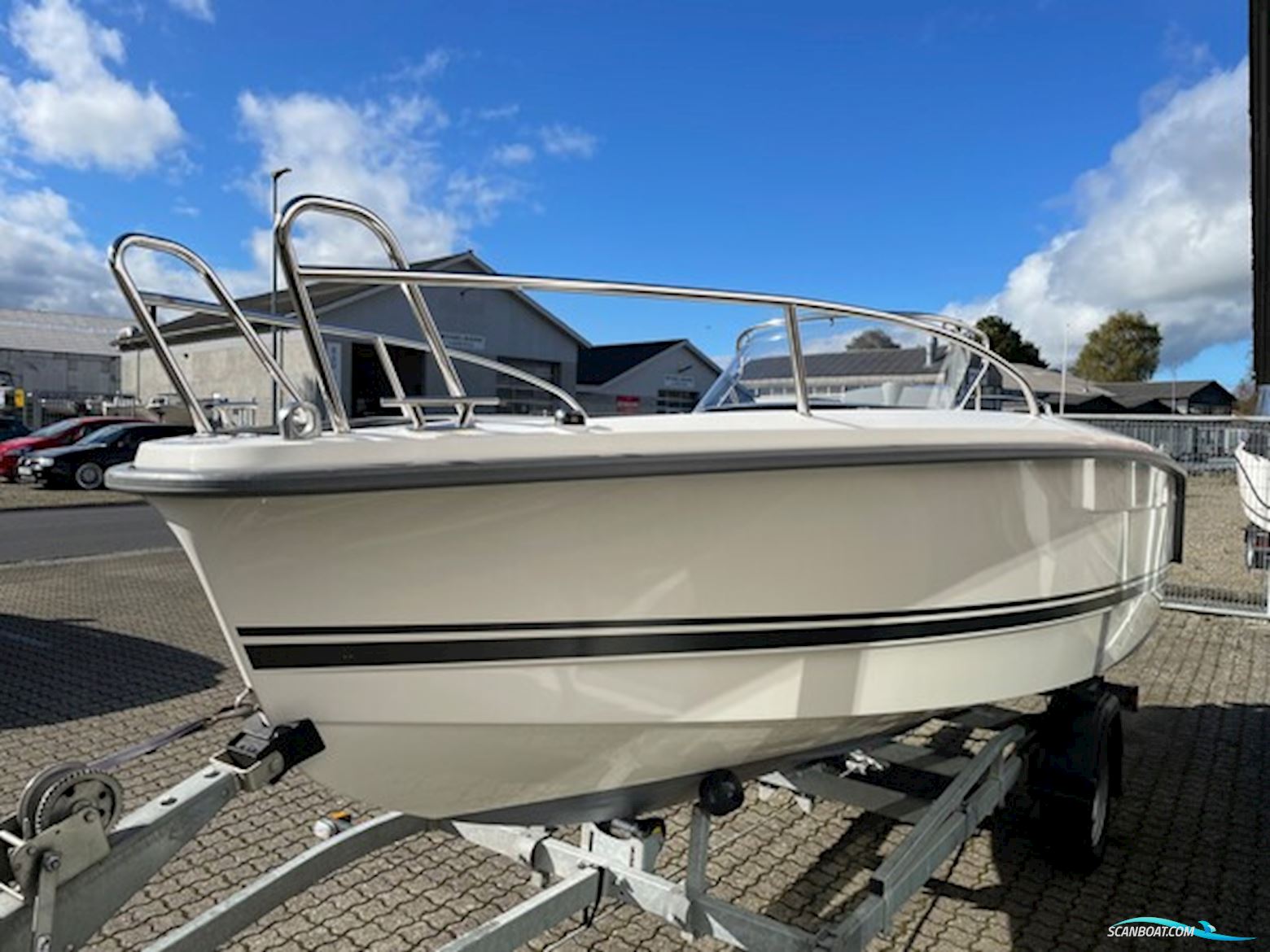 Ryds 548 Sport Med Mercury F100 Efi Elpt og Nysynet Brenderup 1300 kg Trailer - Anvisningssalg - Solgt