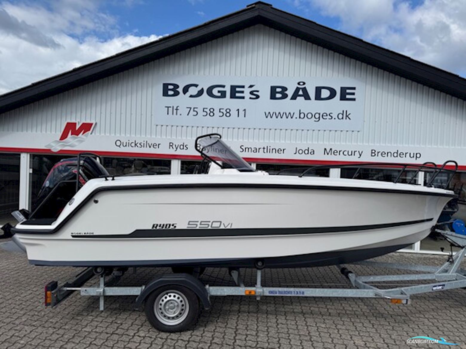 Ryds 550VI Sport - F115 Mercury-Efi 2,1L Proxs CT - S-Line Motorboat 2021, with Mercury engine, Denmark