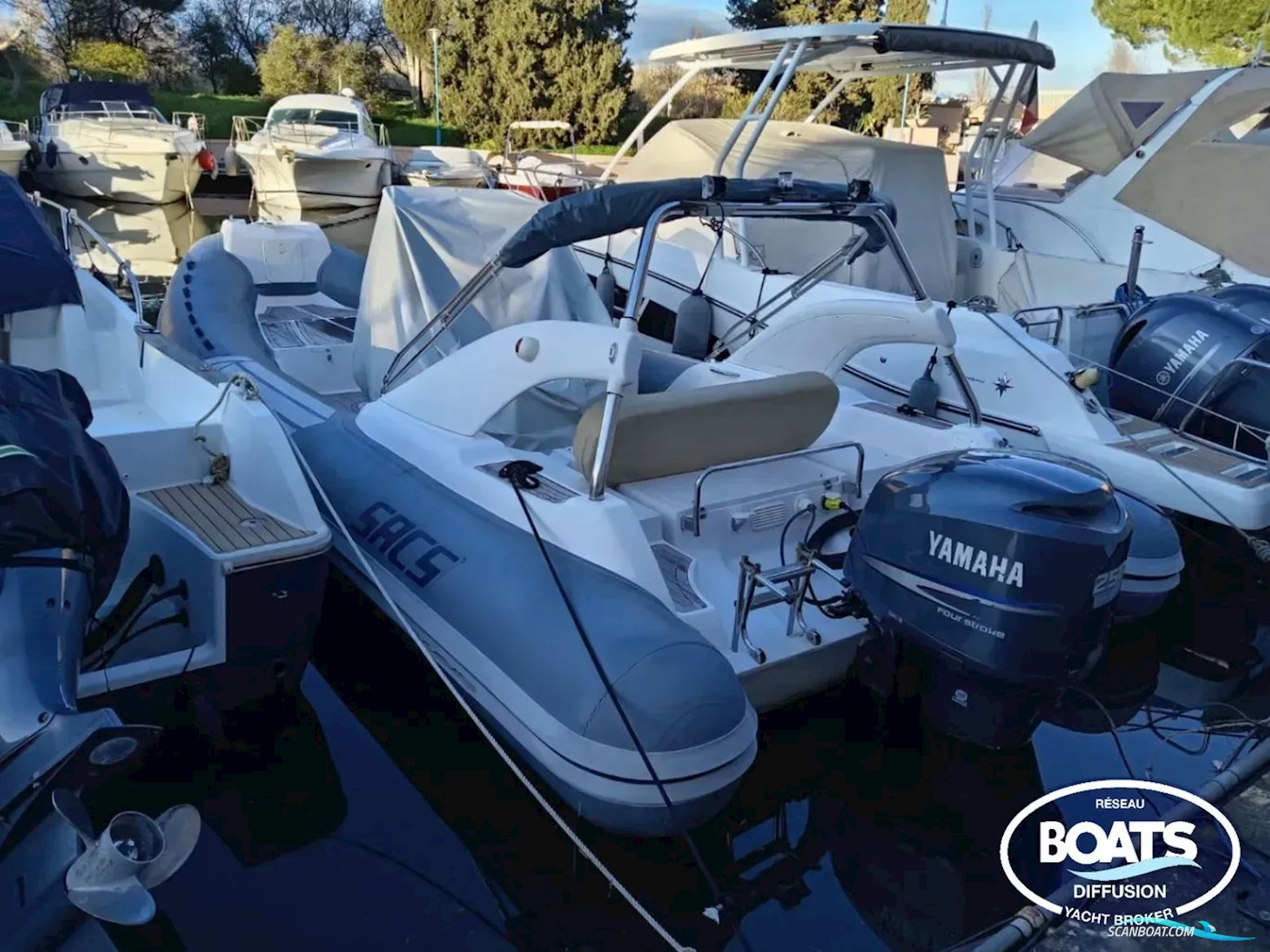 Sacs 780 Motorboat 2005, with Yamaha engine, France