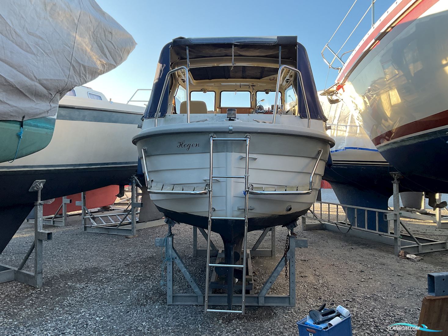 Saga 24 Motorboat 1977, with Bukh engine, Denmark
