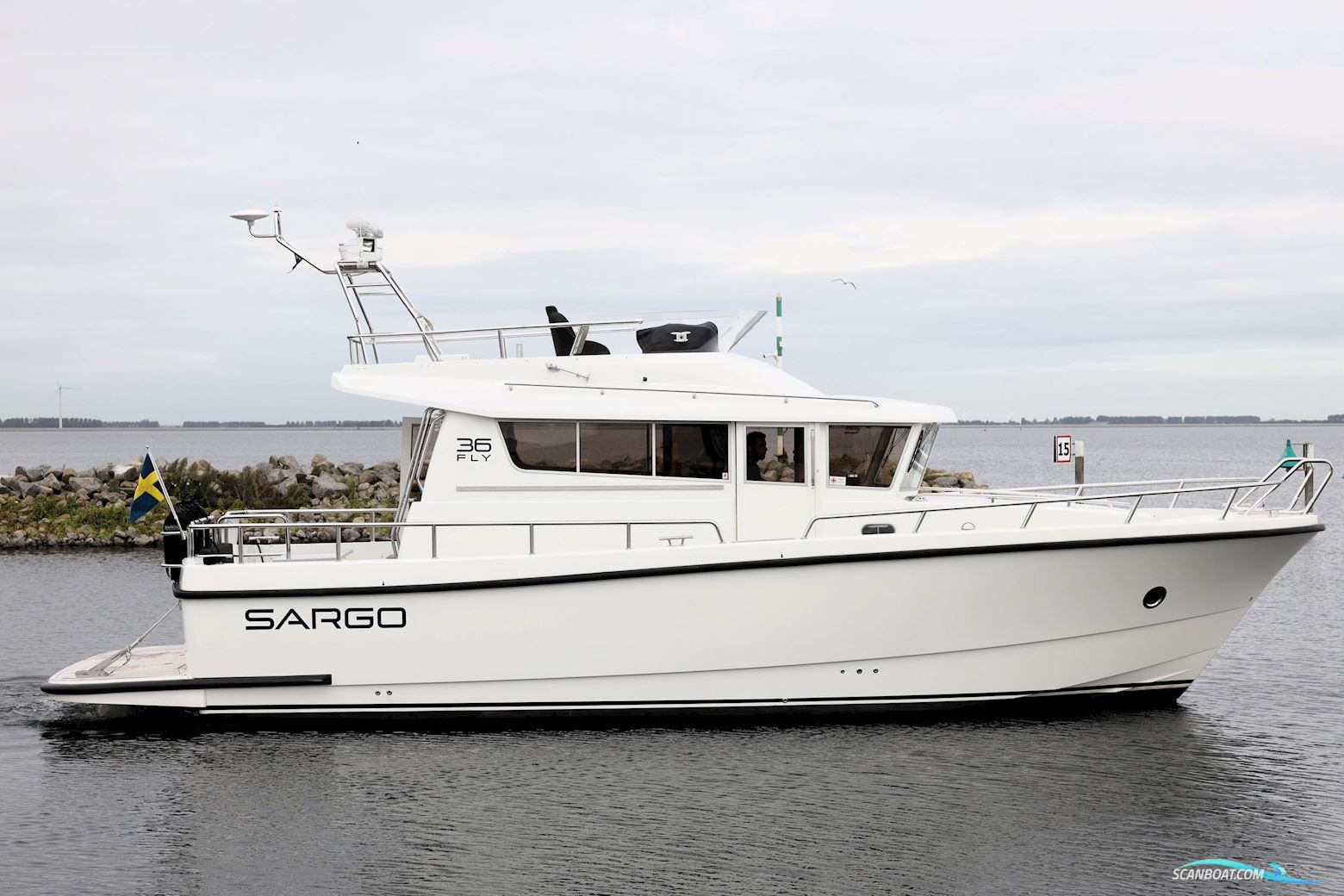 Sargo 36 Fly Motorboat 2013, with Volvo Penta engine, The Netherlands