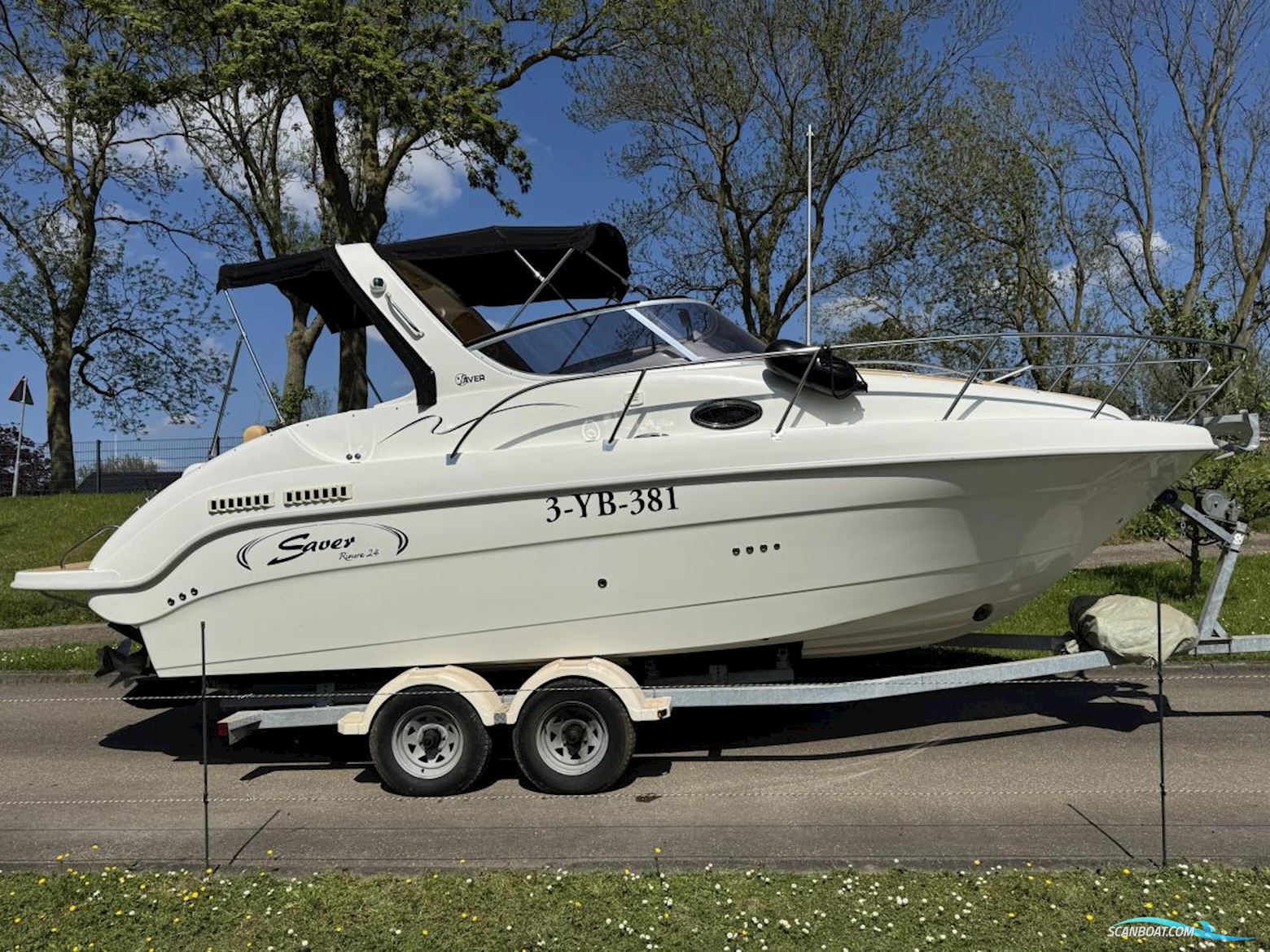 Saver Boats Riviera 24 Swimplatform Motorboat 2018, with Mercruiser engine, The Netherlands