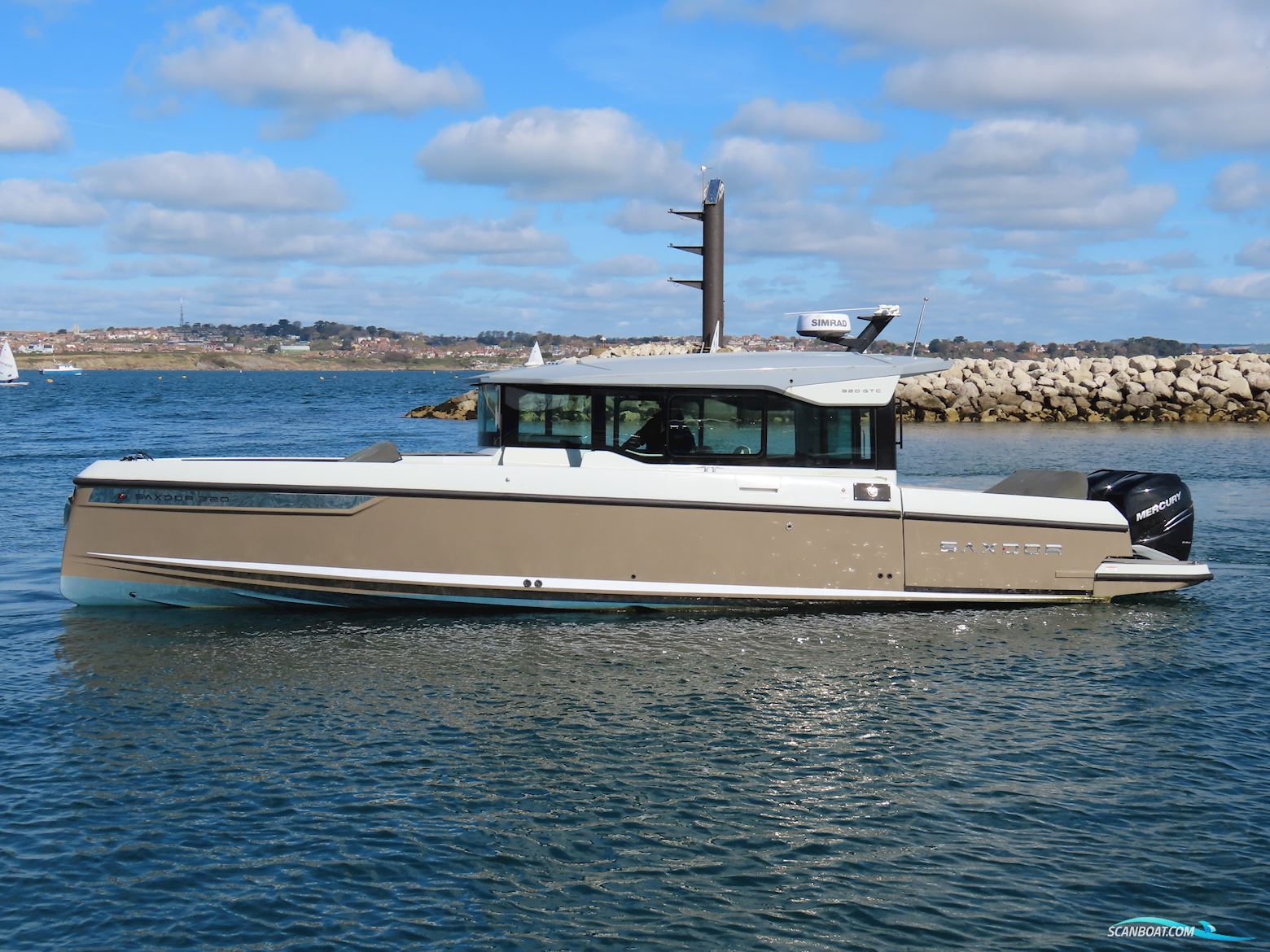 SAXDOR 320 GTC Motorboat 2023, with Mercury engine, United Kingdom