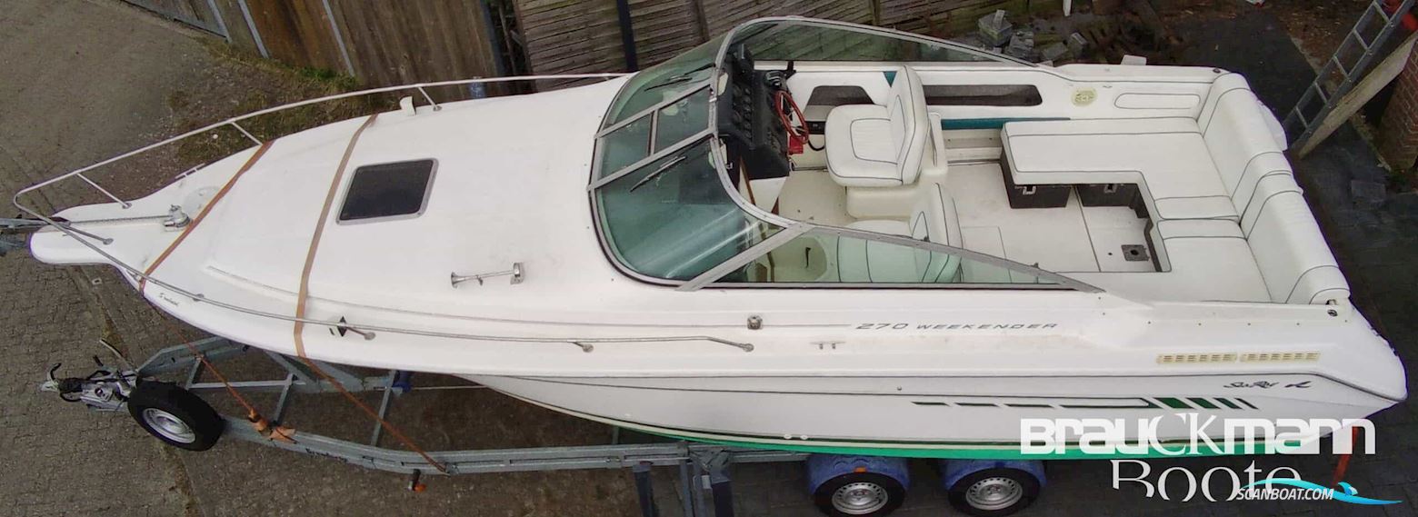 Sea Ray 270 Weekender Motorboat 1992, with Mercruiser engine, Germany