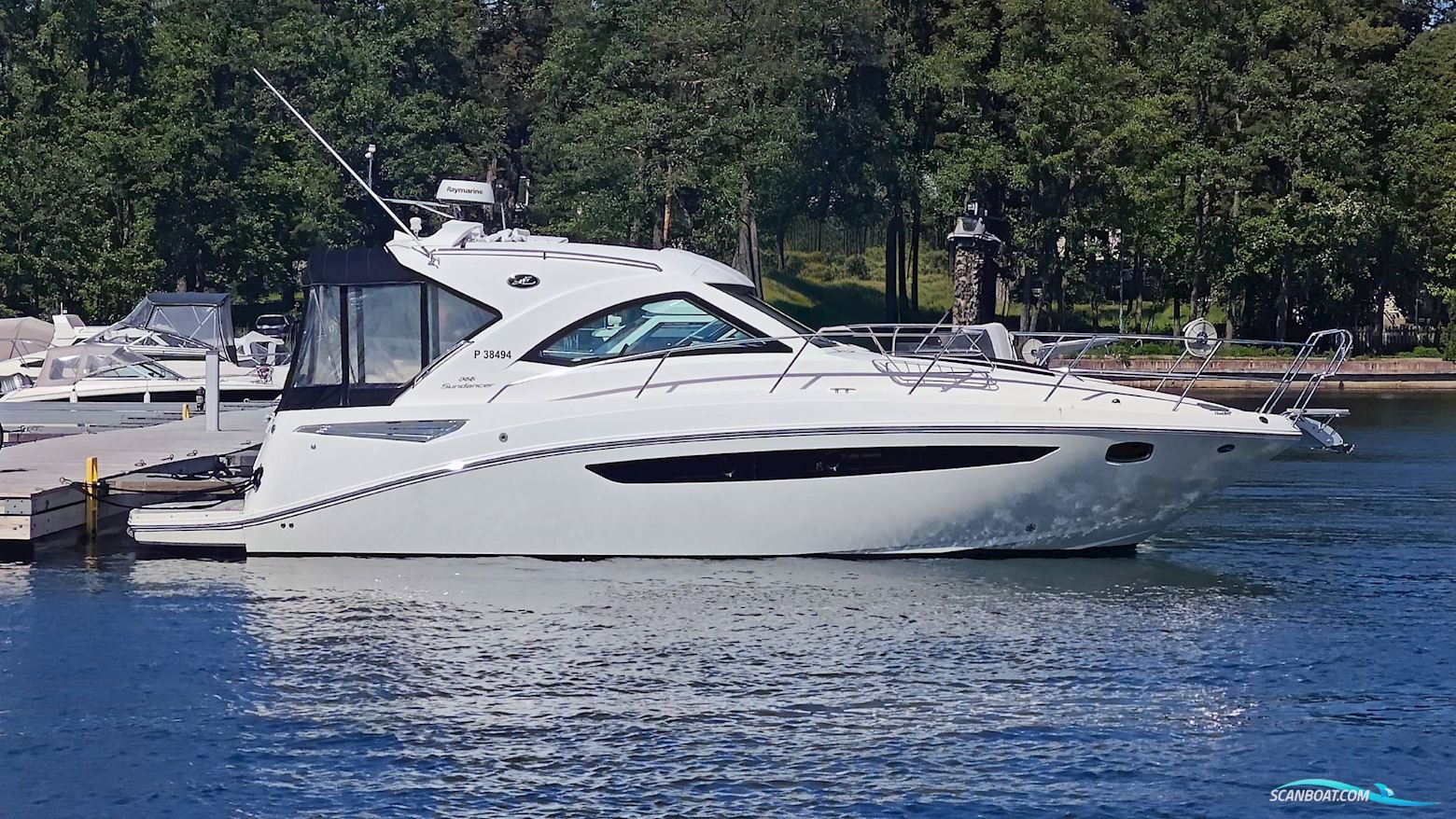 Sea Ray 355 Sundancer Motorboat 2016, with MerCruiser 4.5L MPI V6 engine, Finland