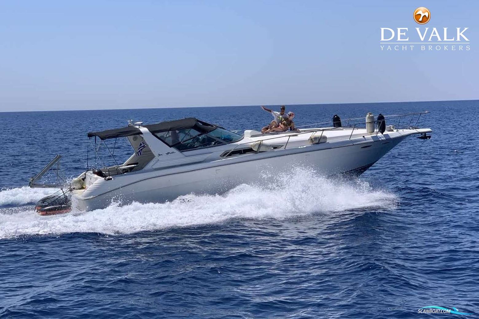 Sea Ray 400 Express Cruiser Motorboat 1992, with CATERPILLAR engine, Greece