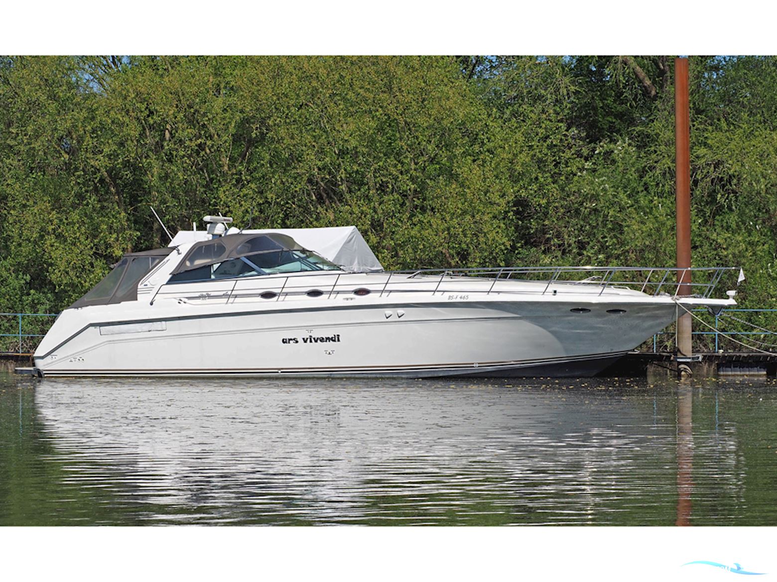 Sea Ray 500 Sundancer Motorboat 1997, with Detroit Diesel 6V-92TA Marine engine, Germany