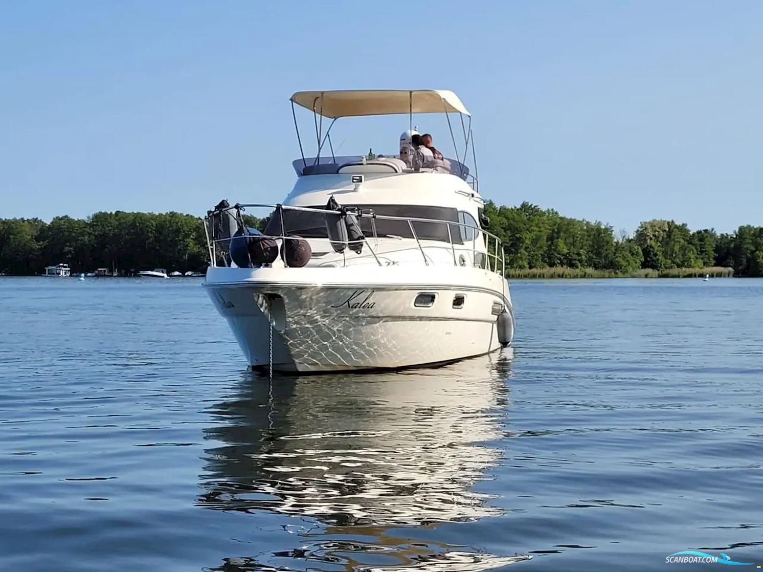 Sealine F37 Flybridge Motorboat 2003, with 2× Volvo Penta Kamd 300 engine, Germany