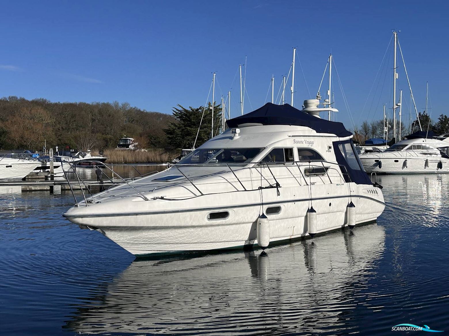 Sealine International F33 Motorboat 2000, with Volvo KAD32P engine, United Kingdom