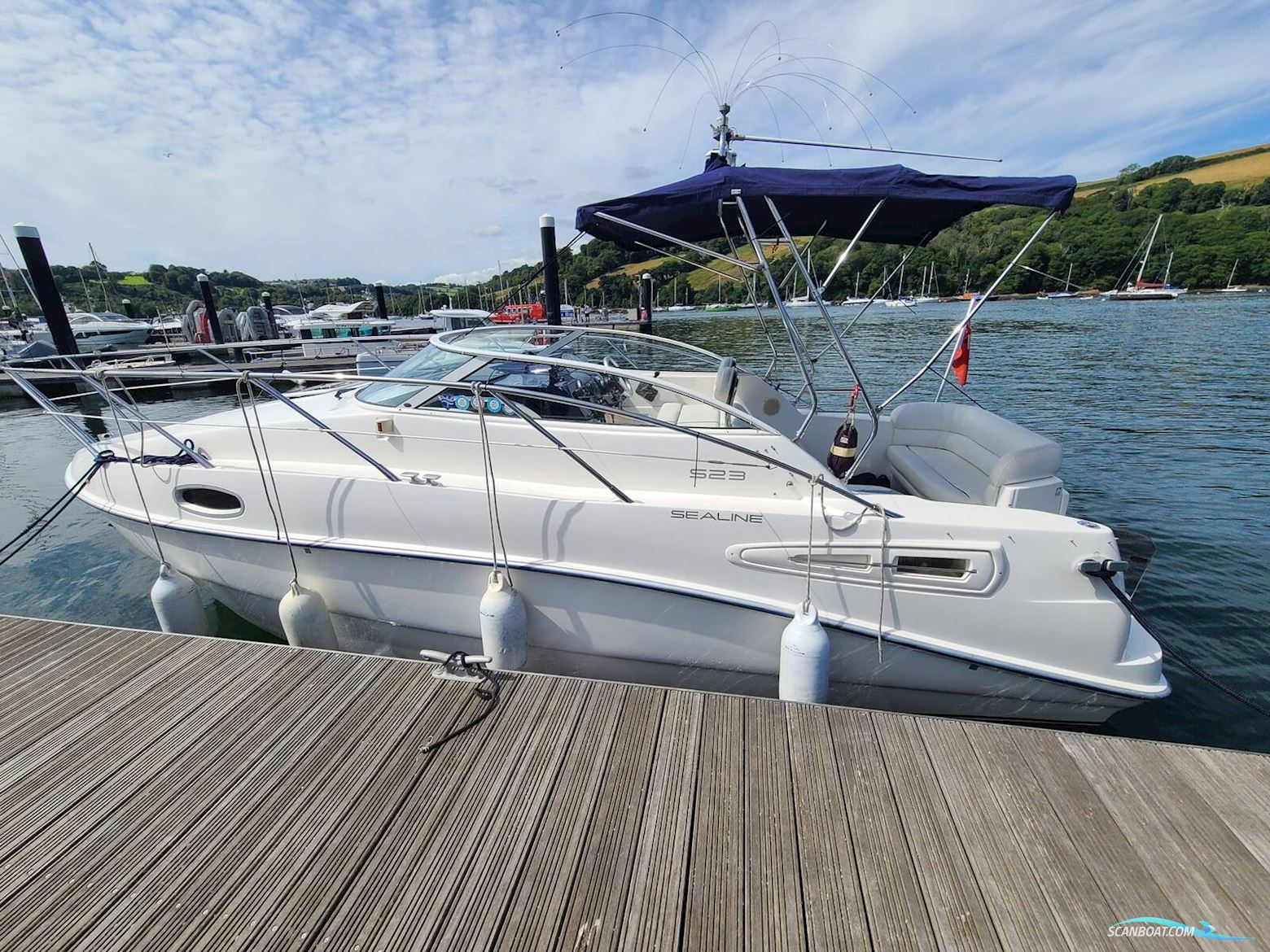 Sealine International S23 Sports Cruiser Motorboat 2002, with Volvo Kad32 engine, United Kingdom